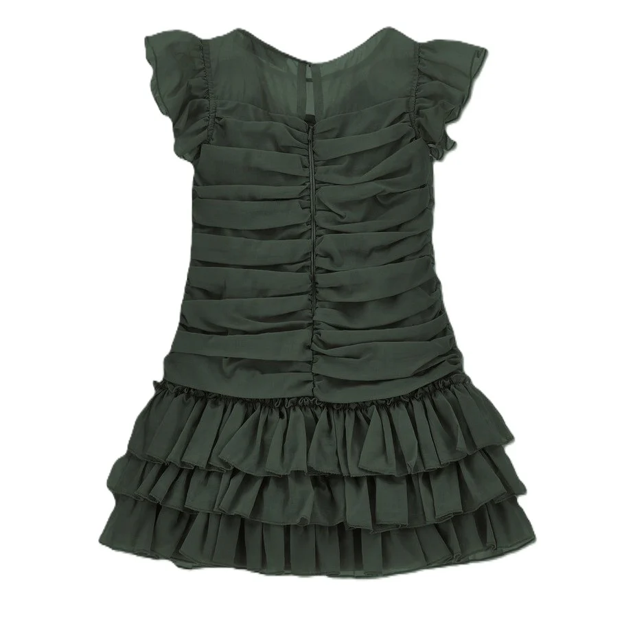 Abito Bambina plissettato con fiocco - immagine 3