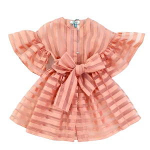 Abito "Ginestra" spolverino con cinta a'lapage